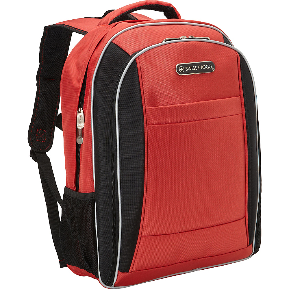 Swiss Cargo SCX21 18 Backpack Red Black Swiss Cargo Business Laptop Backpacks