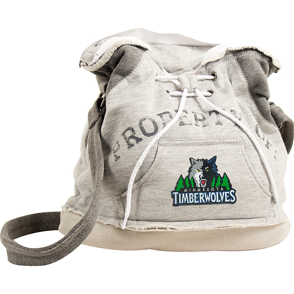 Littlearth Hoodie Shoulder Bag NBA Teams Minnesota Timberwolves Littlearth Fabric Handbags
