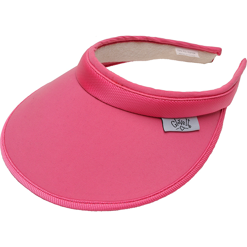 Glove It Women s Solid Slide On Visor Pink Glove It Sports Accessories