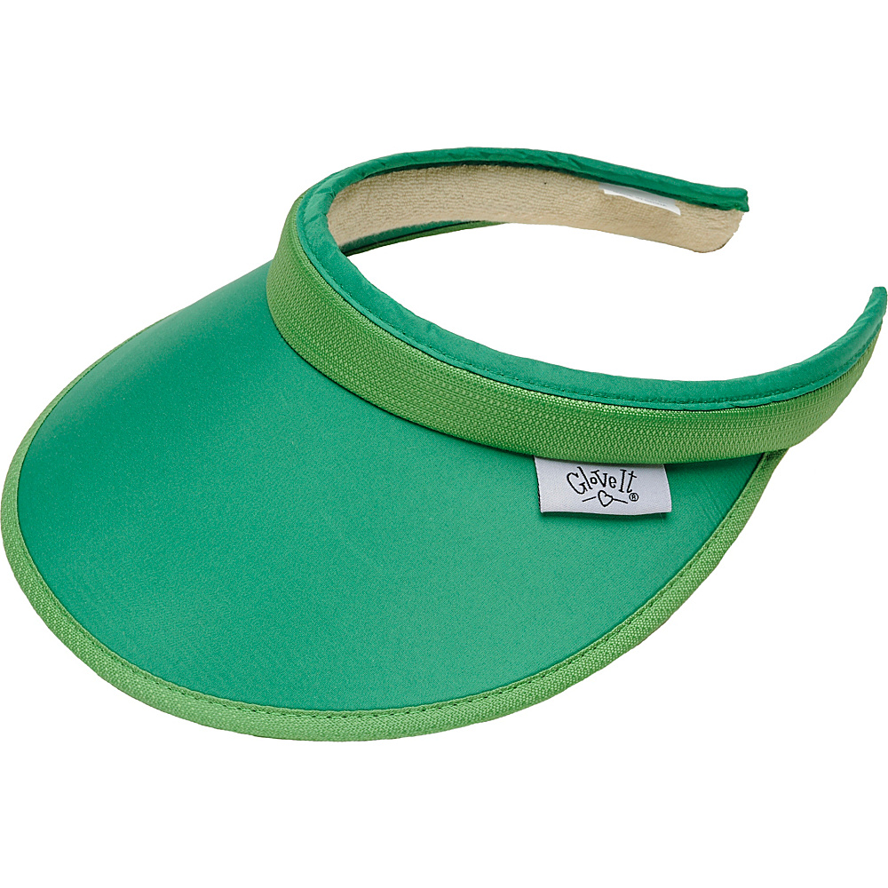 Glove It Women s Solid Slide On Visor Green Glove It Sports Accessories