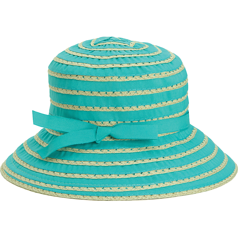 San Diego Hat Kids Ribbon And Paper Straw Bucket Hat Seafoam San Diego Hat Hats Gloves Scarves