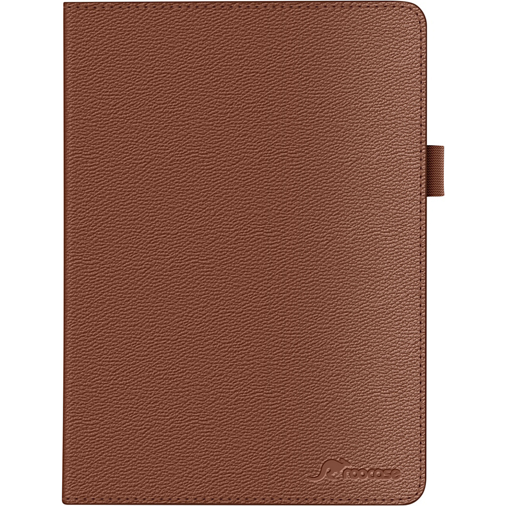 rooCASE Dual View PU Leather Folio Stand Case Smart Cover for iPad Air 2 Brown rooCASE Laptop Sleeves