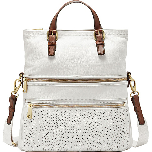 Fossil Explorer Tote Coconut - Fossil Leather Handbags