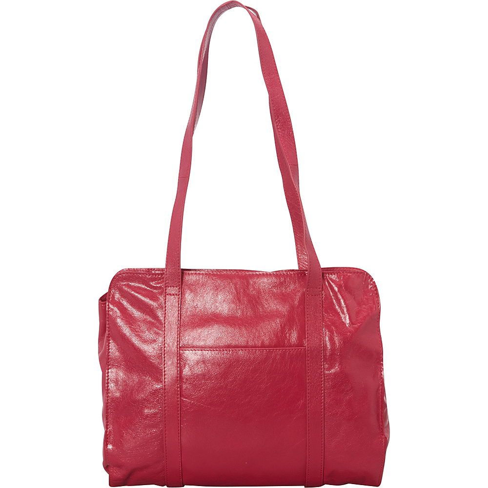 Latico Leathers Delphine Shoulder Bag Fuschia Latico Leathers Leather Handbags