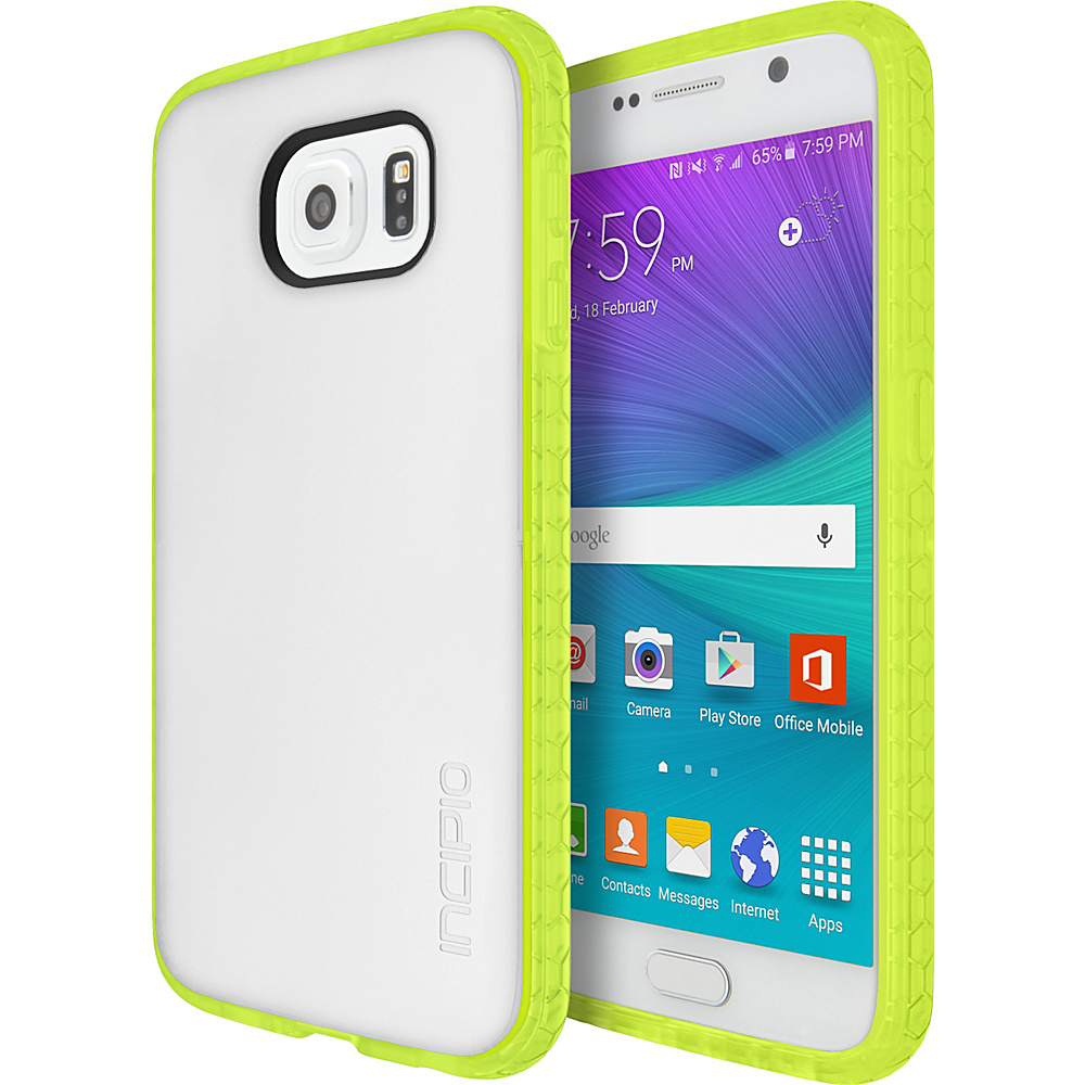 Incipio Octane for Samsung Galaxy S6 Frost Neon Green Incipio Electronic Cases