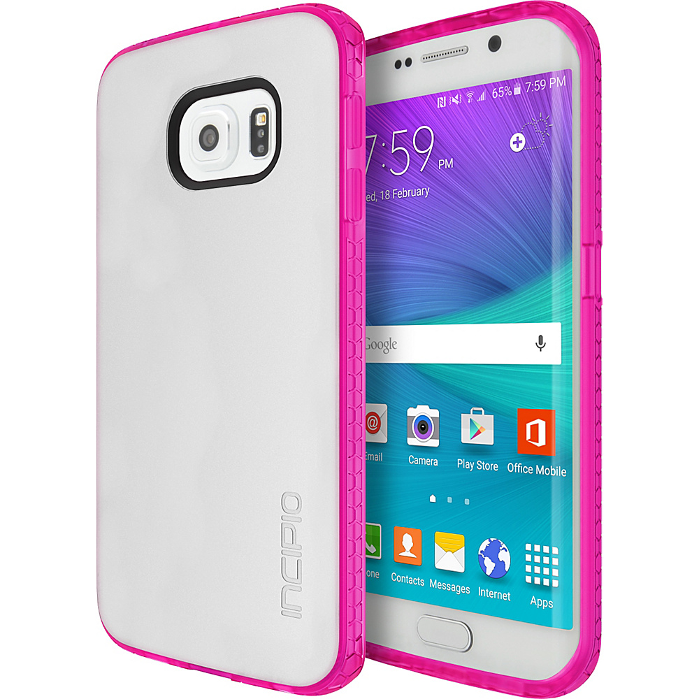 Incipio Octane for Samsung Galaxy S6 Edge Frost Neon Pink Incipio Electronic Cases