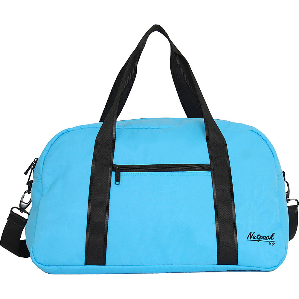 Netpack Soft Lightweight Travel Duffel with RFID Pocket Blue Netpack Travel Duffels