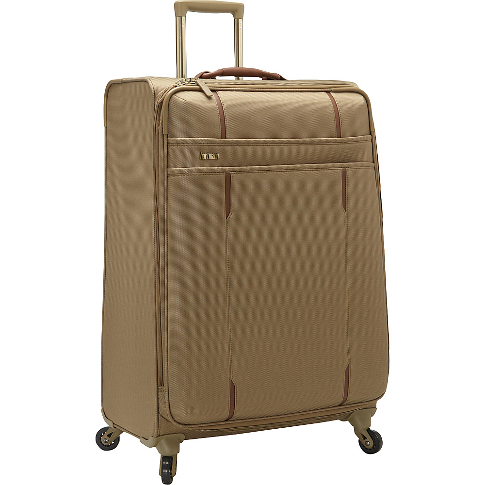 Hartmann Luggage Lineaire Long Journey Expandable Spinner Khaki Hartmann Luggage Large Rolling Luggage