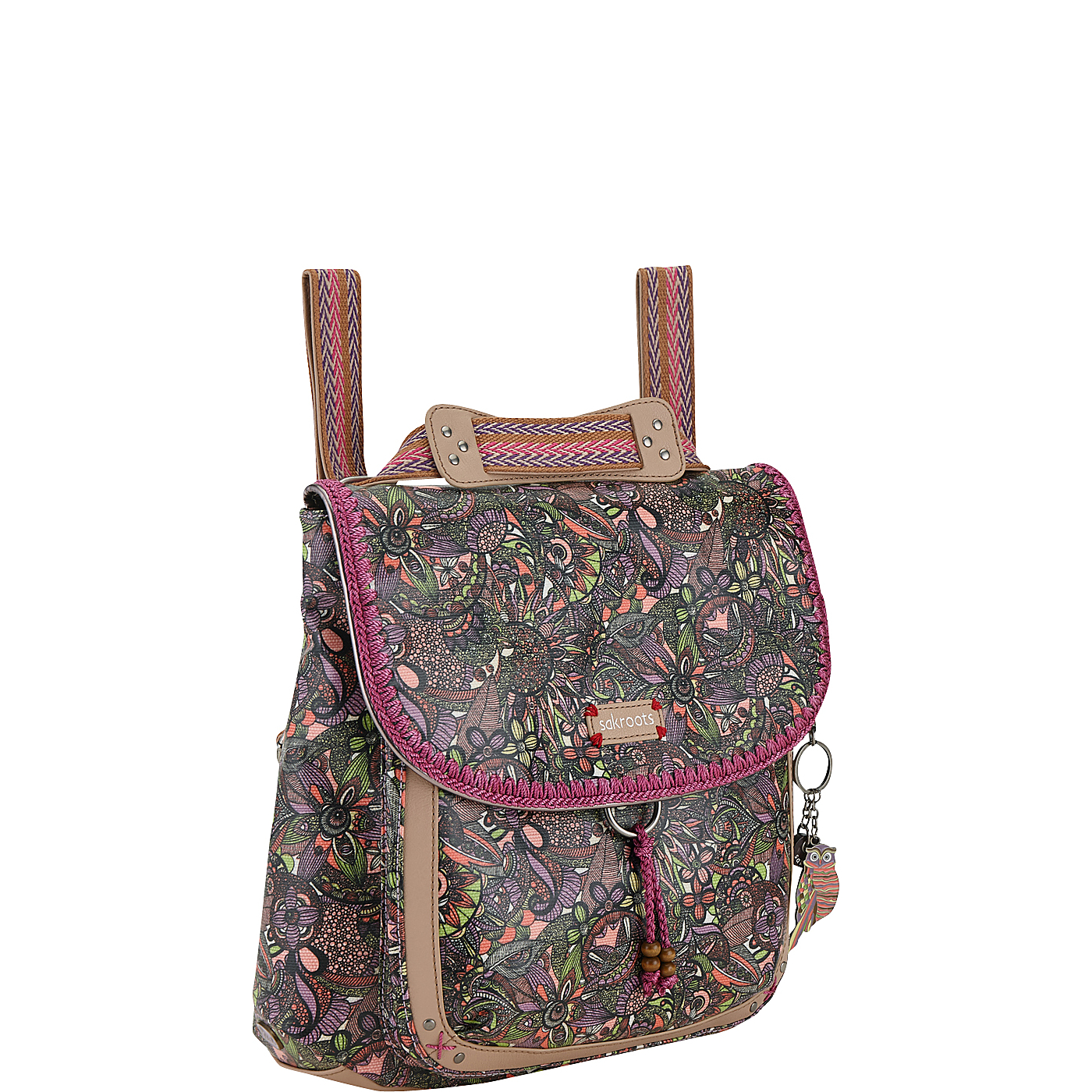 Sakroots Artist Circle Coated Convertible Backpack