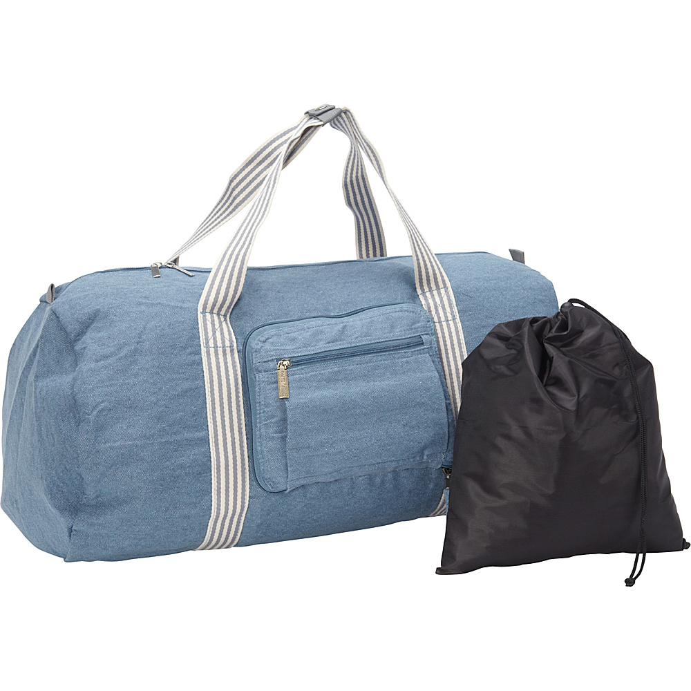 Sacs Collection by Annette Ferber Duffle 2 Two piece Set Canvas Blue Sacs Collection by Annette Ferber Travel Duffels