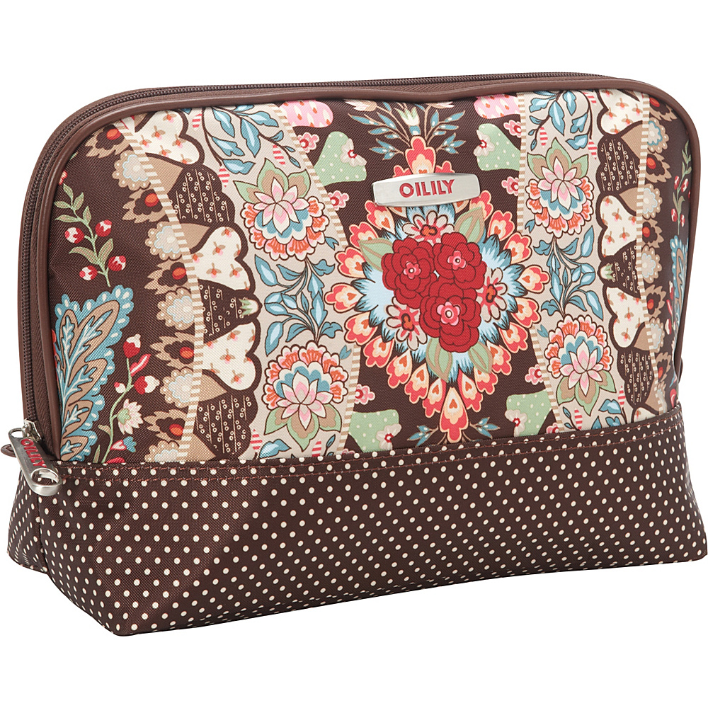 Oilily Travel Large Toiletry Bag Brown Oilily Toiletry Kits