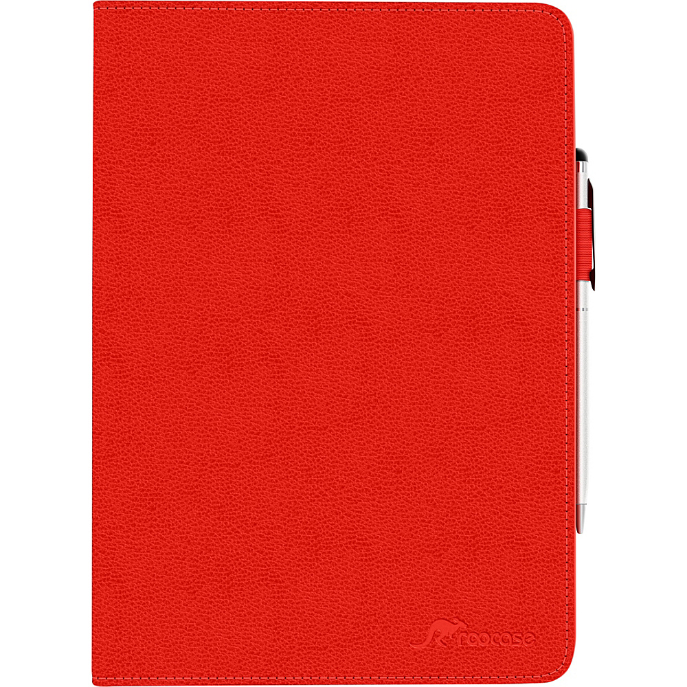 rooCASE Amazon Fire HDX 8.9 Case Dual View Folio Cover Red rooCASE Electronic Cases