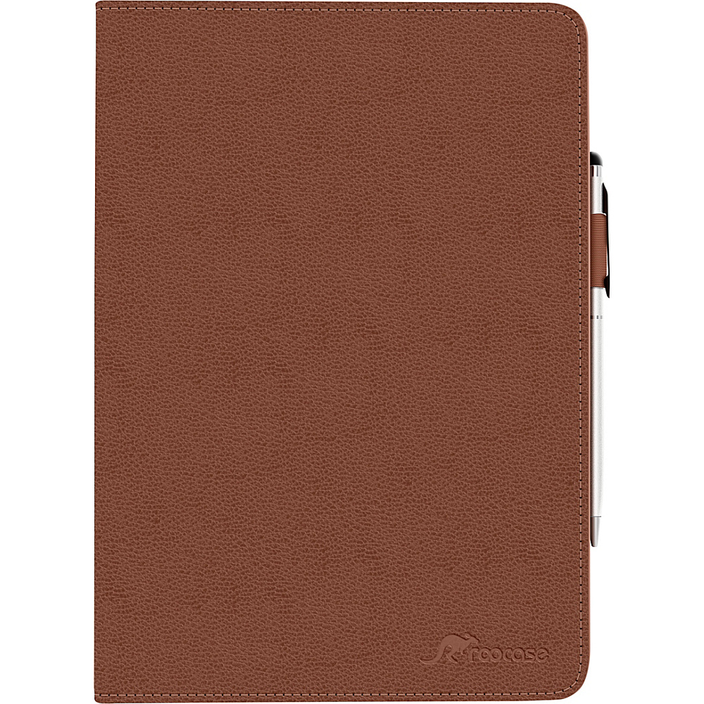 rooCASE Amazon Fire HDX 8.9 Case Dual View Folio Cover Brown rooCASE Electronic Cases