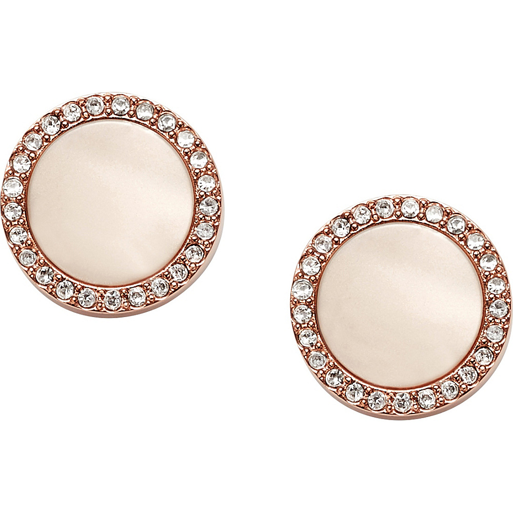 Fossil Shimmer Horn Studs Rose Gold Fossil Other Fashion Accessories