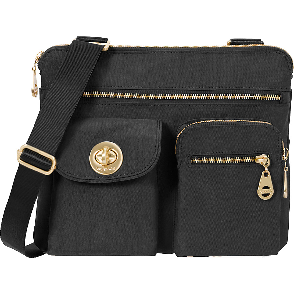 baggallini Gold Sydney Black baggallini Fabric Handbags