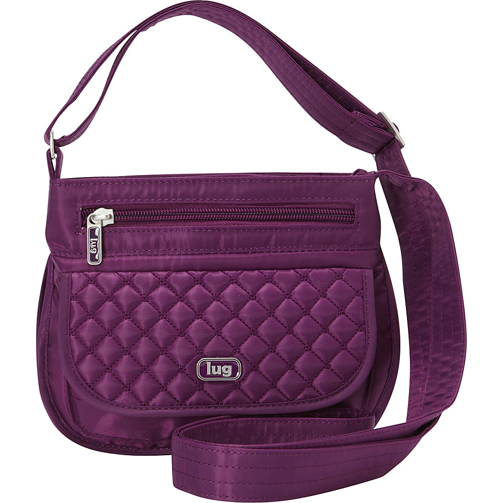 Lug Sway Crossbody Plum Purple Lug Fabric Handbags