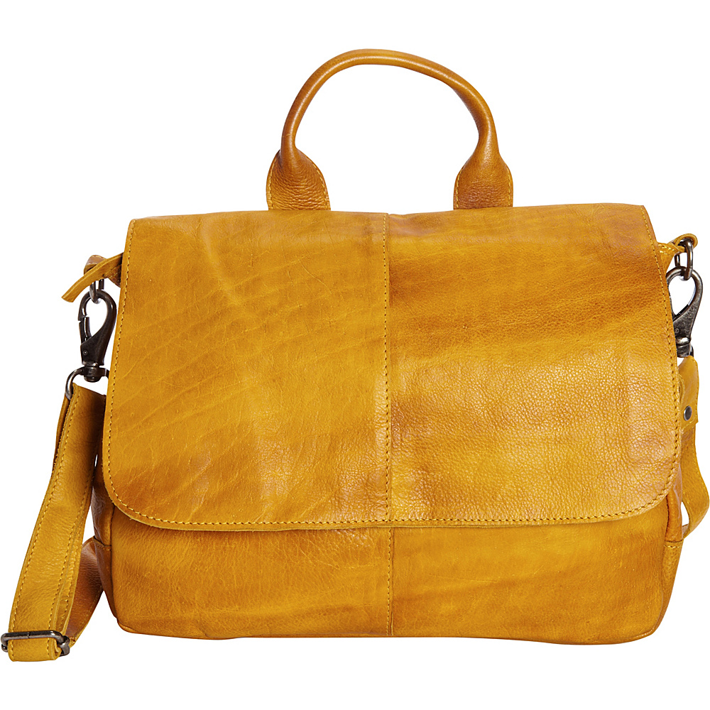 Latico Leathers Charlton Crossbody Yellow Latico Leathers Leather Handbags