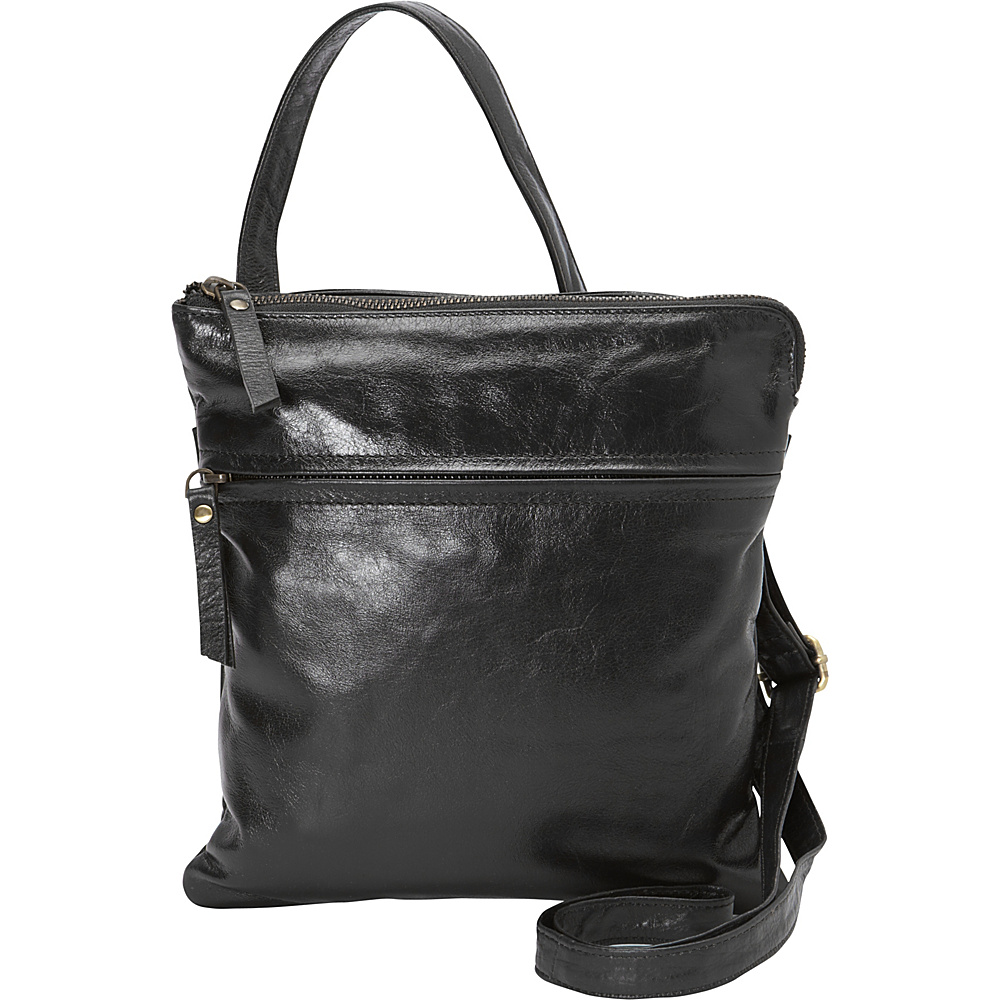 Latico Leathers Lexton Crossbody Black Latico Leathers Leather Handbags