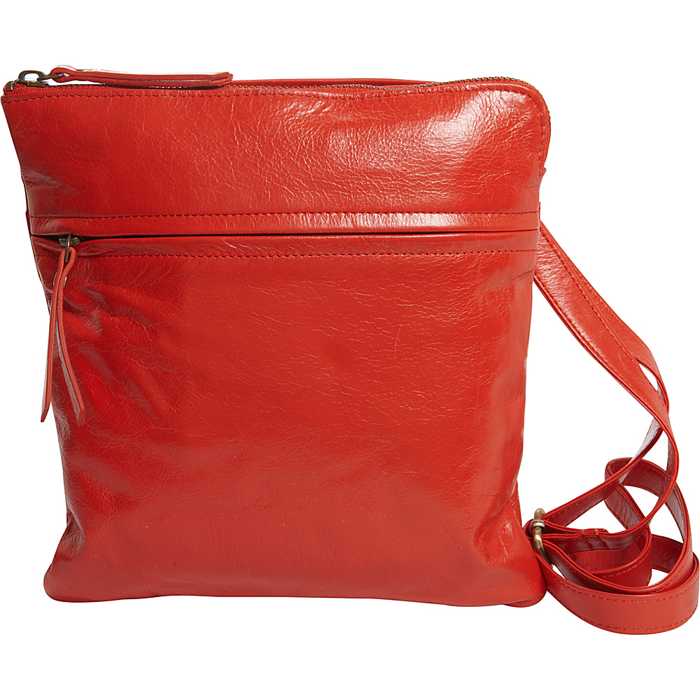 Latico Leathers Lexton Crossbody Poppy Latico Leathers Leather Handbags
