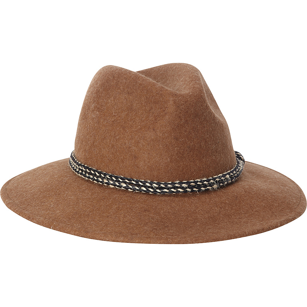 Adora Hats Wool Felt Safari Hat Camel Adora Hats Hats