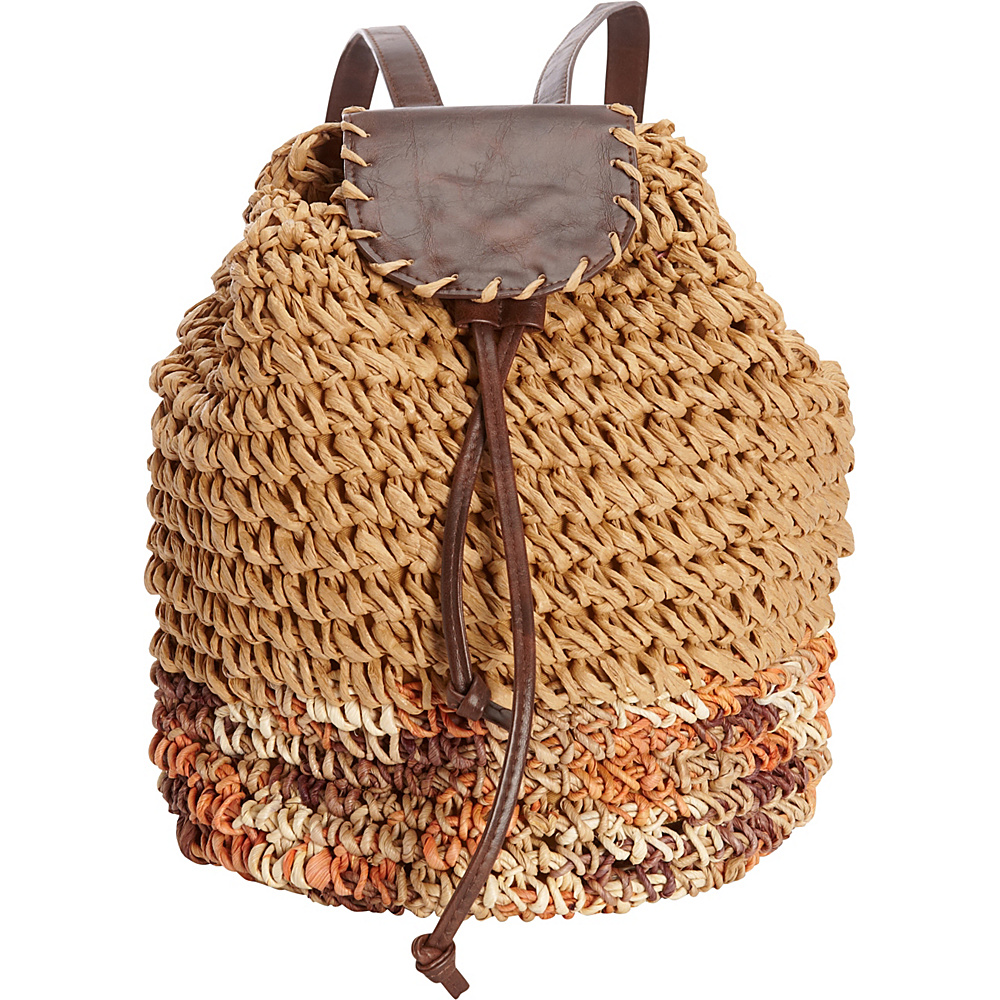 Sun N Sand Biscayne Backpack Toast Sun N Sand Fabric Handbags