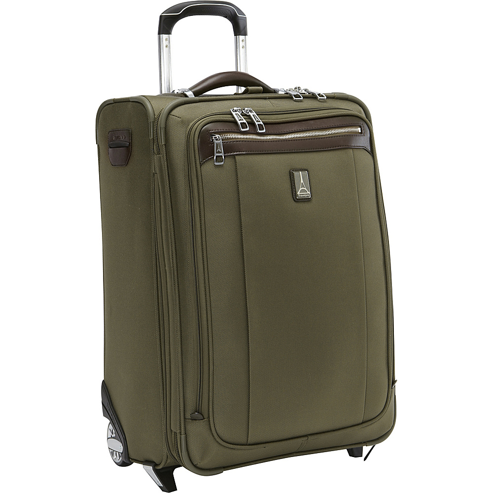 Travelpro Platinum Magna 2 22 Expandable Rollaboard Olive Travelpro Softside Carry On