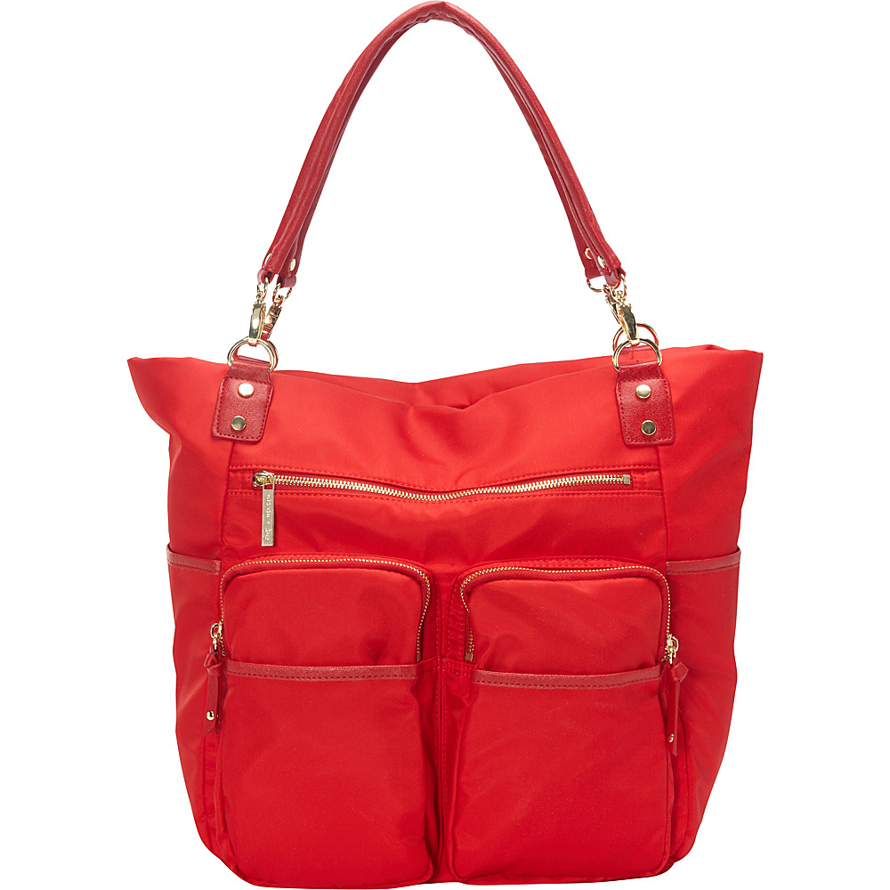 Olivia Joy Zip Zoom Tote Lipstick Red Olivia Joy Fabric Handbags
