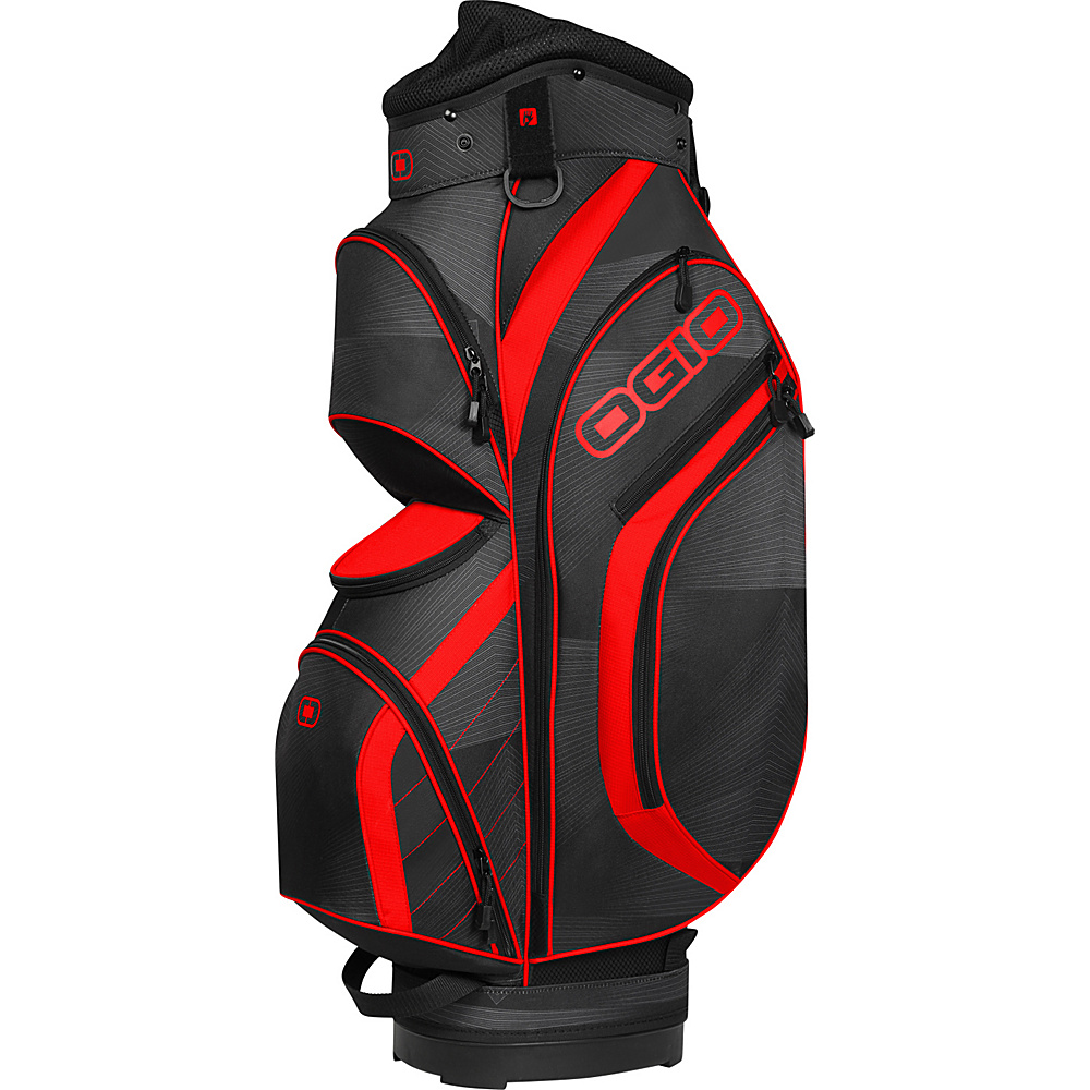 OGIO Press Cart Bag Vortex Red OGIO Golf Bags