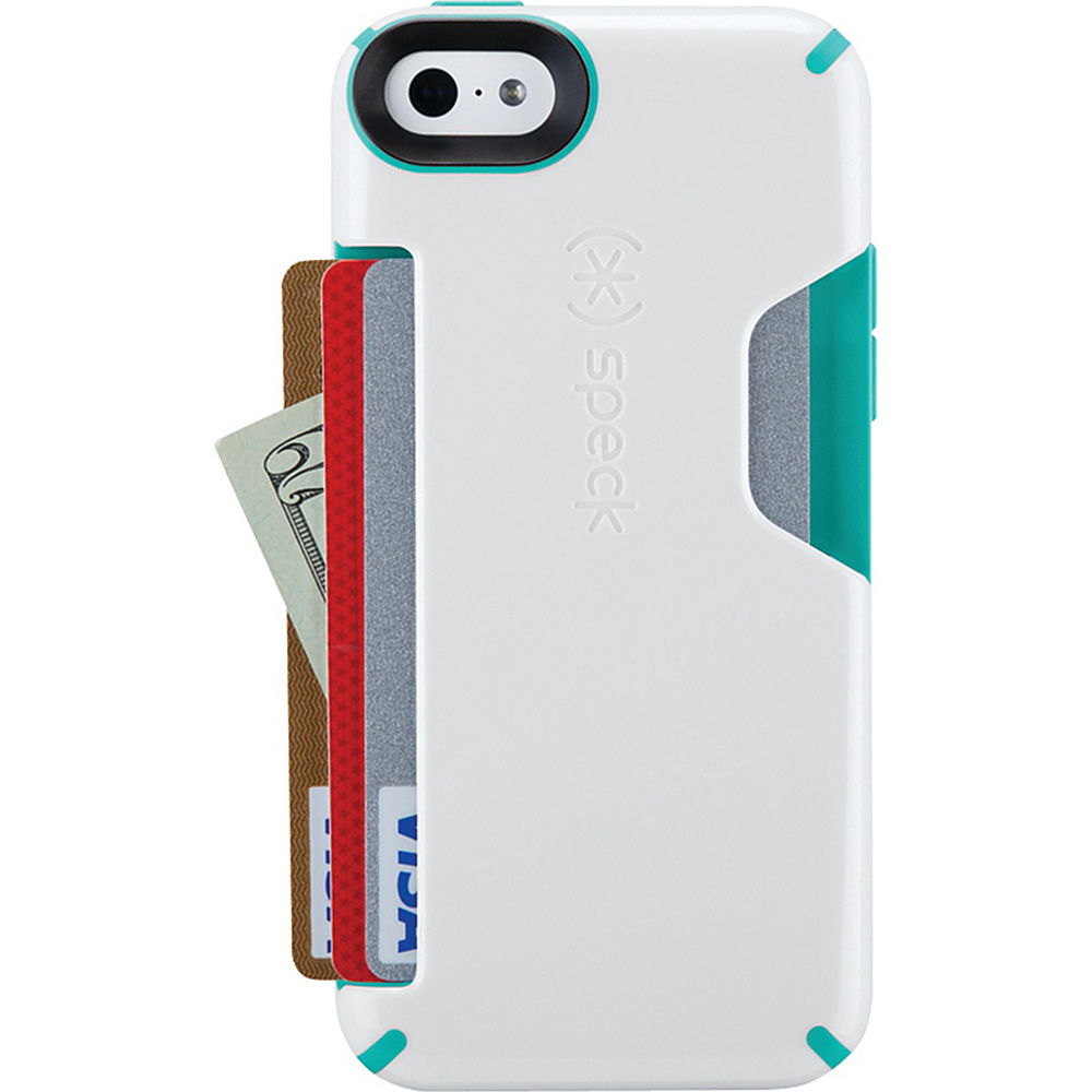 Speck iPhone 5c Candyshell Card Case White Carribean blue Speck Electronic Cases