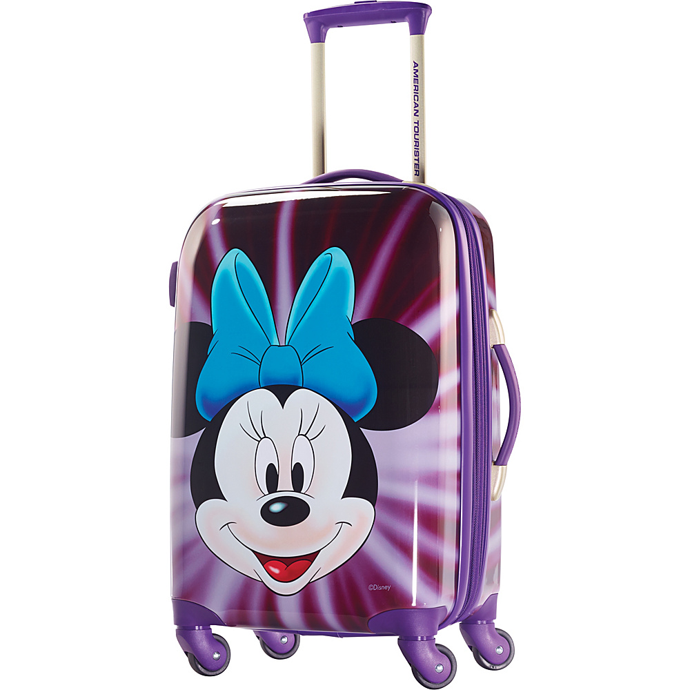American Tourister Disney Minnie Mouse Hardside Spinner 21 Minnie Mouse Face American Tourister Hardside Carry On