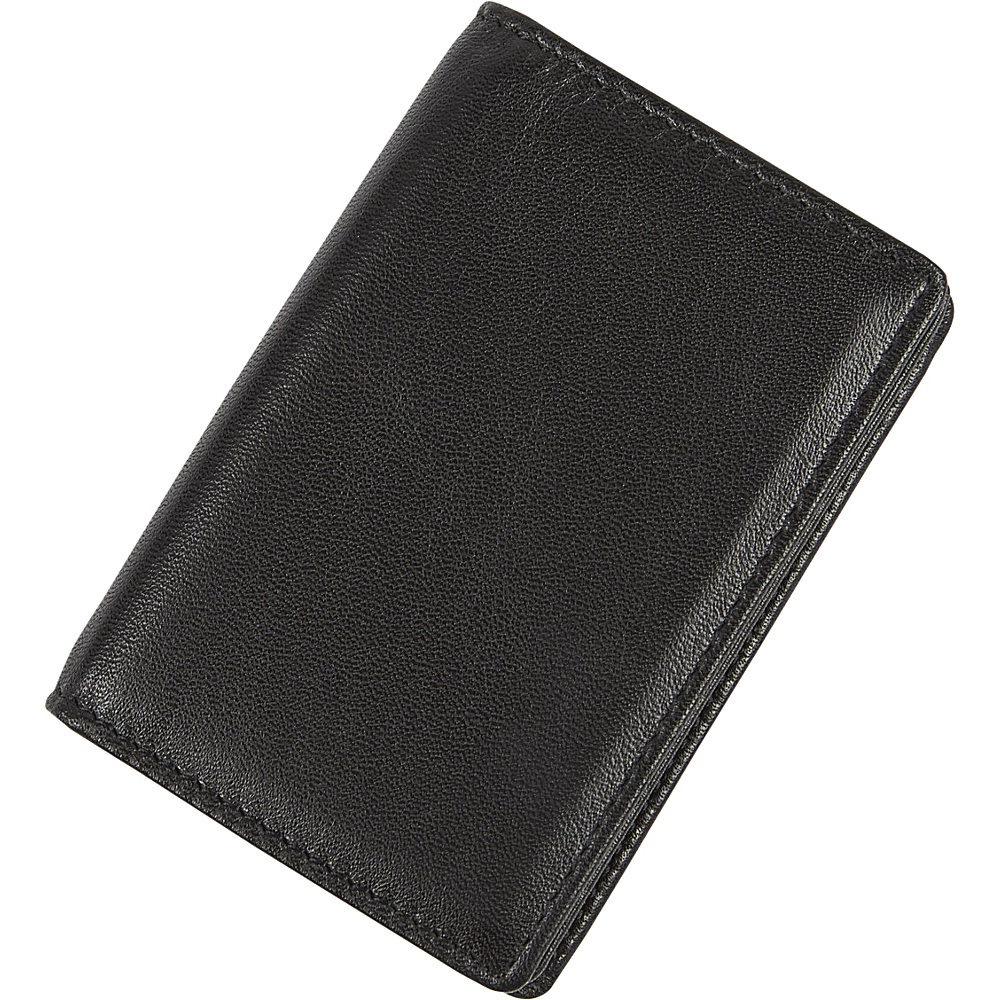 Tanners Avenue Premium Leather Gusset Card Case with ID window Black Tanners Avenue Men s Wallets