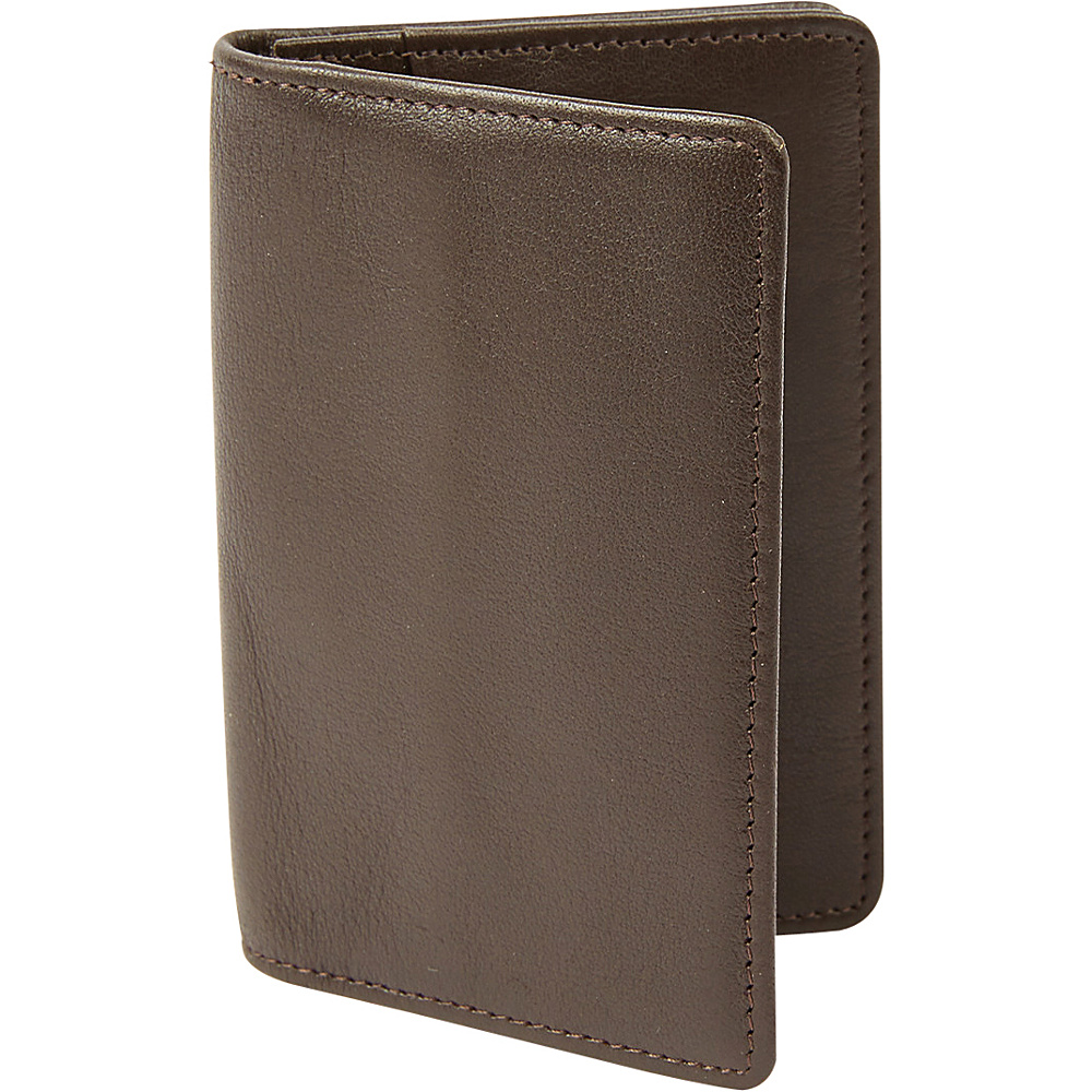 Tanners Avenue Premium Leather Gusset Card Case with ID window Brown Tanners Avenue Men s Wallets