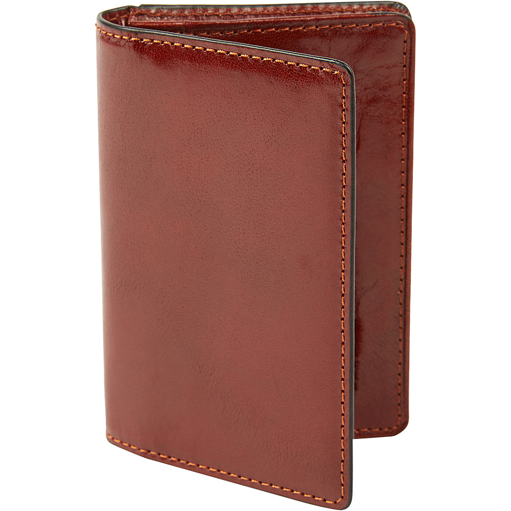 Tanners Avenue Premium Leather Gusset Card Case with ID window Cognac Tanners Avenue Men s Wallets