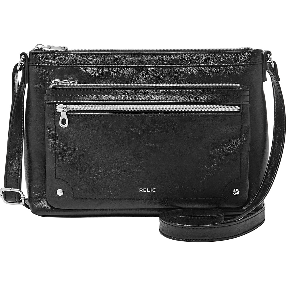 Relic Evie EW Crossbody Black Relic Manmade Handbags