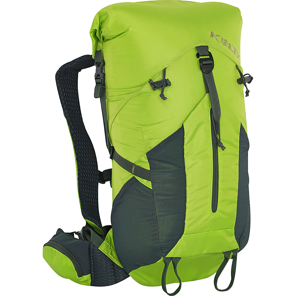 Kelty Ruckus Roll Top 28 Hiking Backpack Green Apple Kelty Day Hiking Backpacks