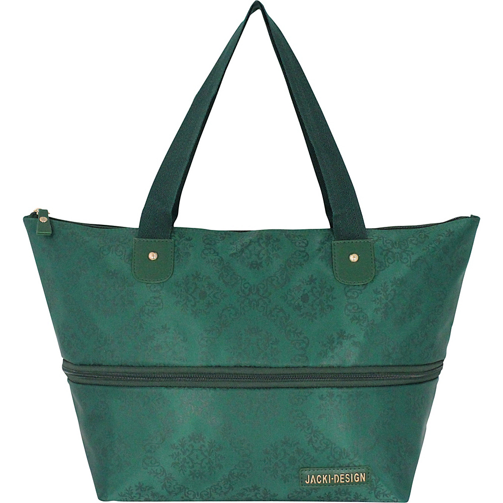 Jacki Design New Essential Expandable Tote Bag Emerald Jacki Design Fabric Handbags