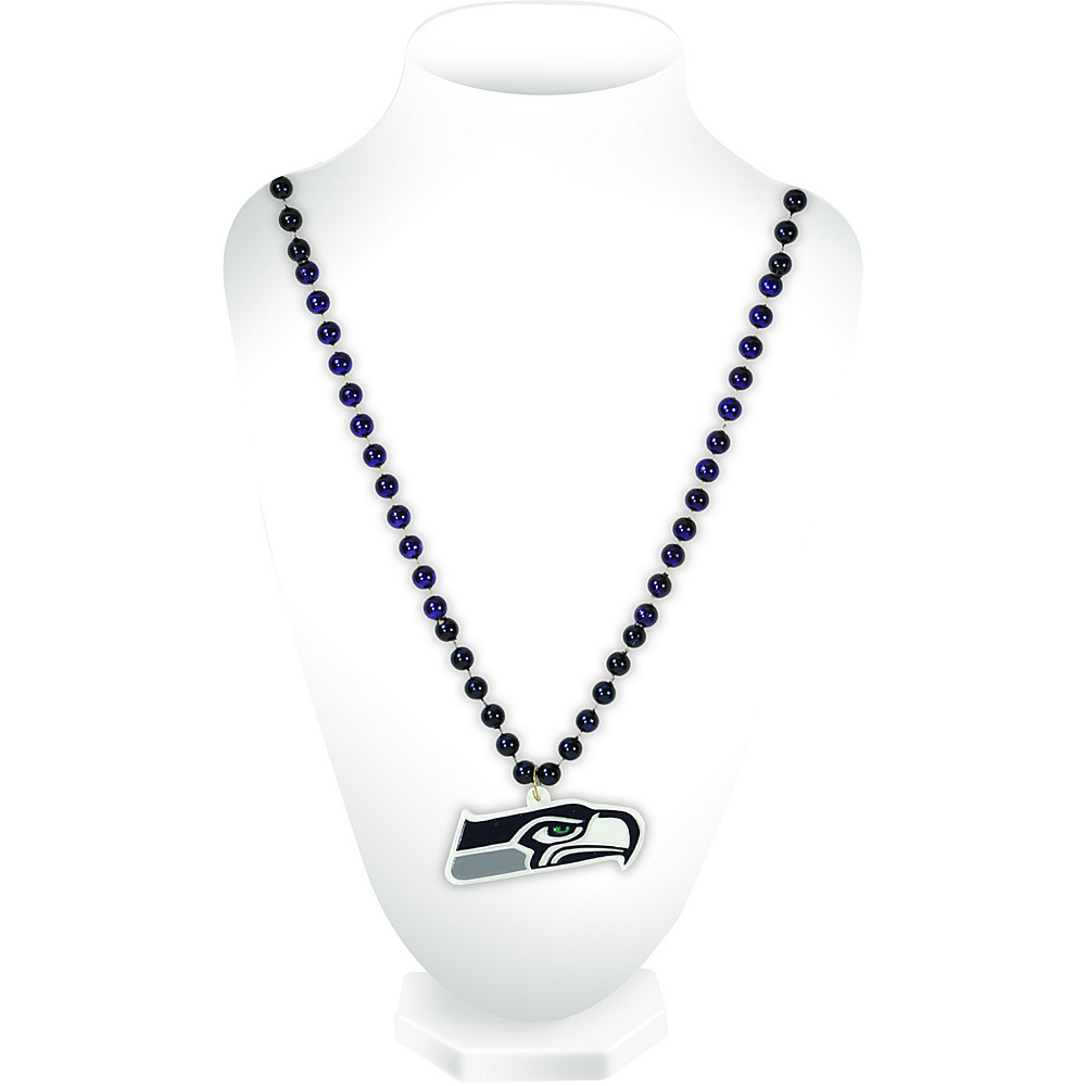 Luggage Spotters NFL Seattle Seahawks Sports Beads With Medallion Blue Luggage Spotters Other Fashion Accessories