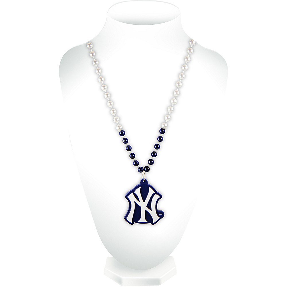 Luggage Spotters MLB NY Yankees Sports Beads With Medallion Blue Luggage Spotters Other Fashion Accessories