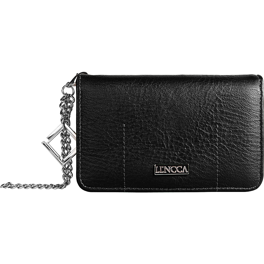 Lencca Kymira II Wallet Organizer Clutch Black Marine Lencca Manmade Handbags