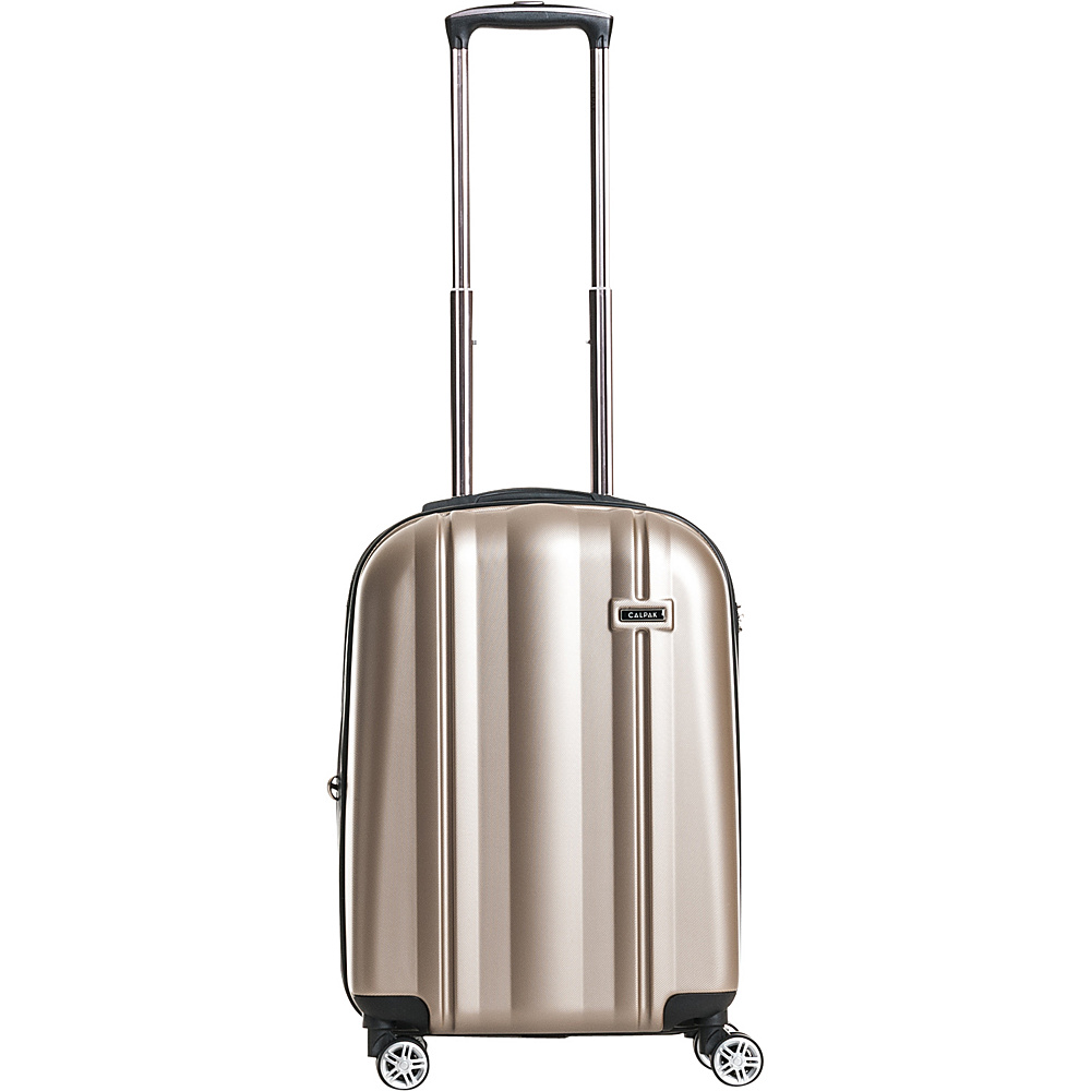 CalPak Winton 20 Expandable Carry On Champagne CalPak Small Rolling Luggage