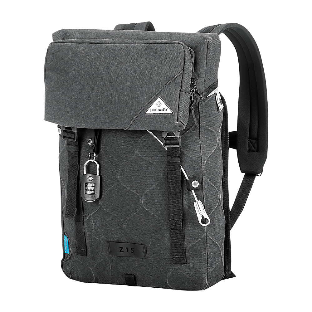 Pacsafe Ultimatesafe Z15 Anti Theft Backpack Charcoal Pacsafe Business Laptop Backpacks