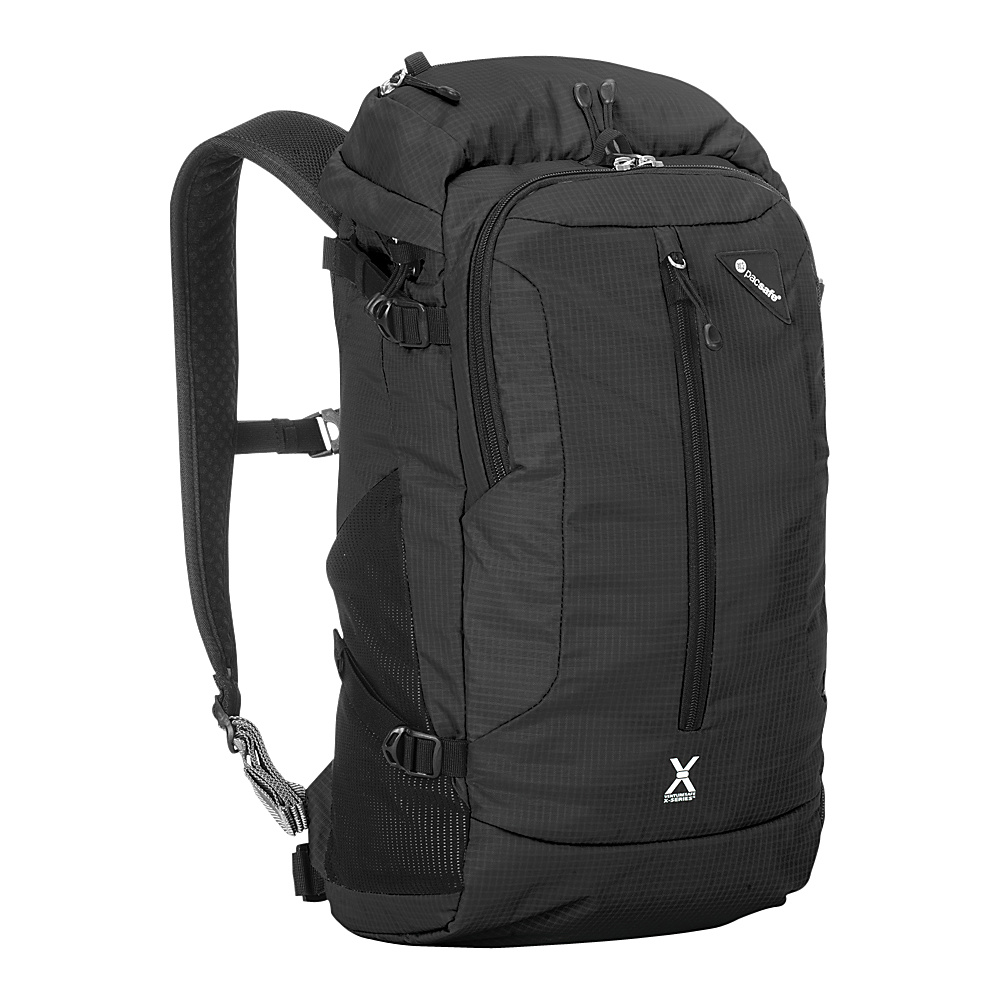 Pacsafe Venturesafe X22 Anti Theft Adventure Backpack Black Pacsafe Travel Backpacks