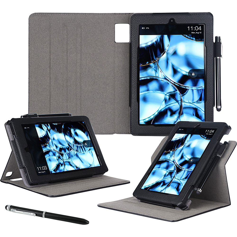rooCASE Dual View Case for Amazon Kindle Fire HD 10 Black rooCASE Electronic Cases