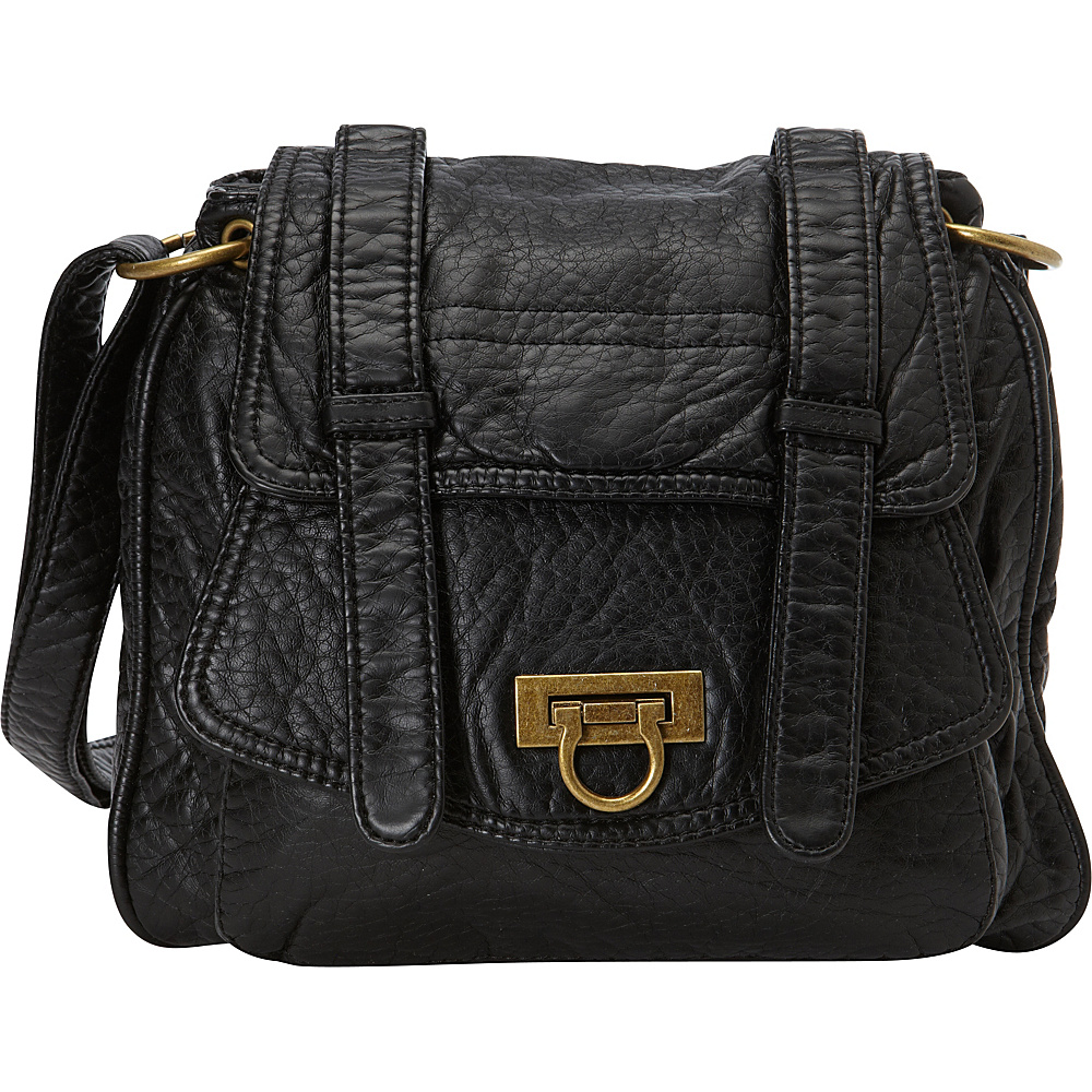 Ampere Creations The Riley Crossbody Black Ampere Creations Manmade Handbags