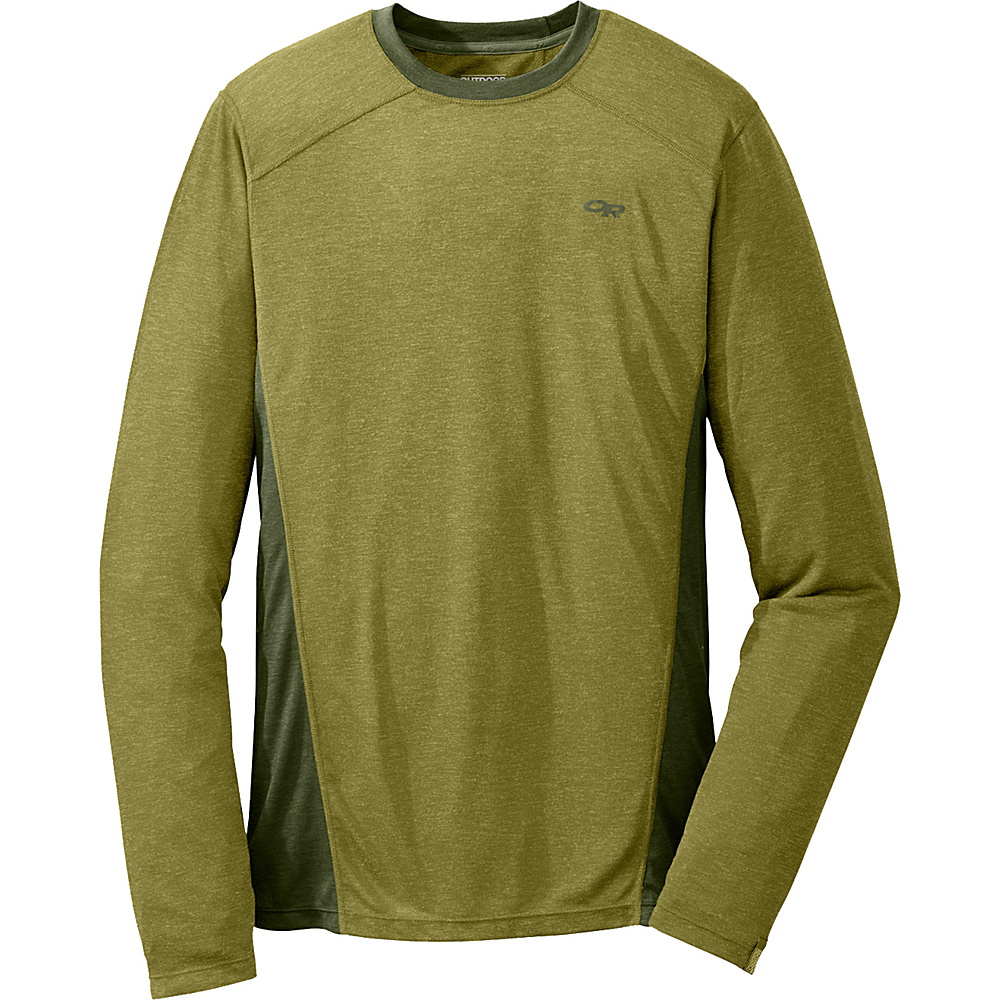 Outdoor Research Men s Sequence L S Crew M Hops Kale Outdoor Research Men s Apparel