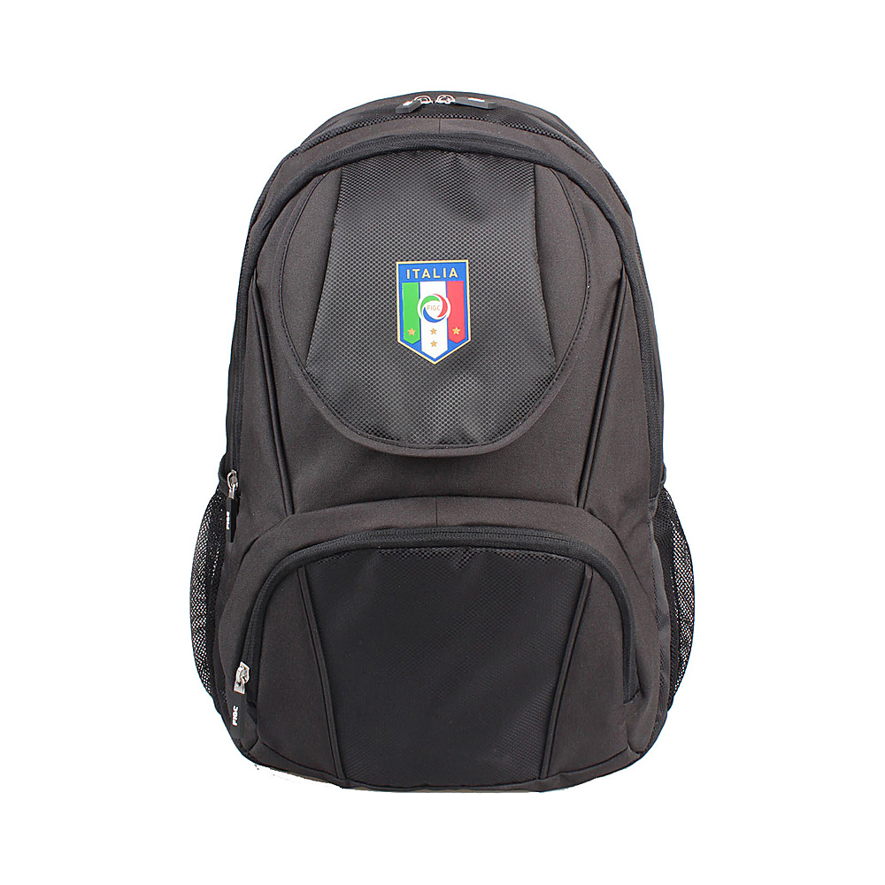 Federazione Italiana Giuoco Calcio Laptop Backpack Black Federazione Italiana Giuoco Calcio Business Laptop Backpacks