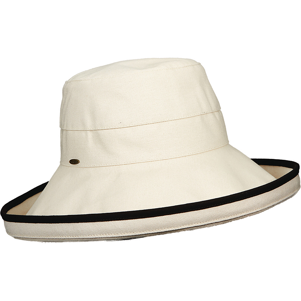 Scala Hats Canvas Big Brim Hat Black Scala Hats Hats Gloves Scarves