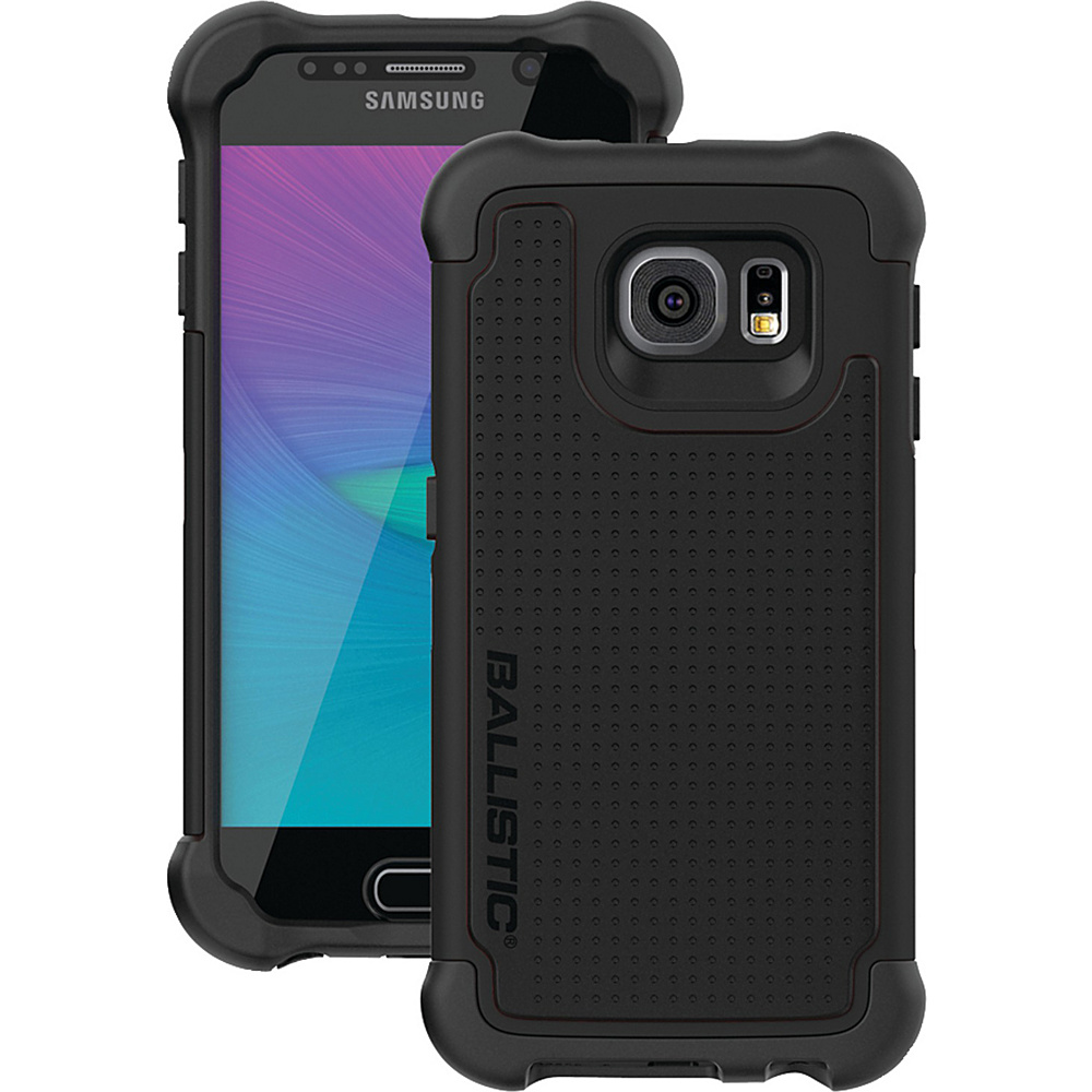 Ballistic Samsung Galaxy S 6 Tough Jacket Maxx Case with Holster Black Ballistic Personal Electronic Cases