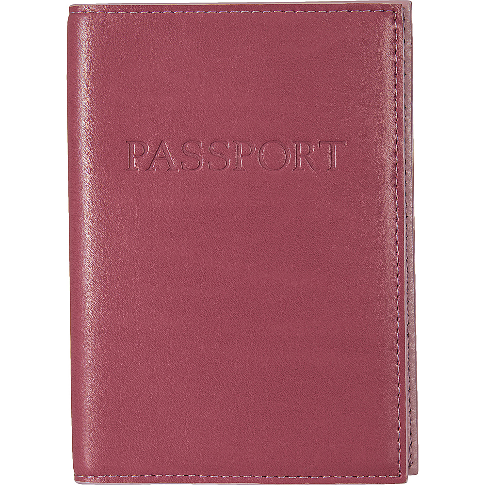 Lodis Audrey Passport Cover Beet Iced Violet Lodis Travel Wallets