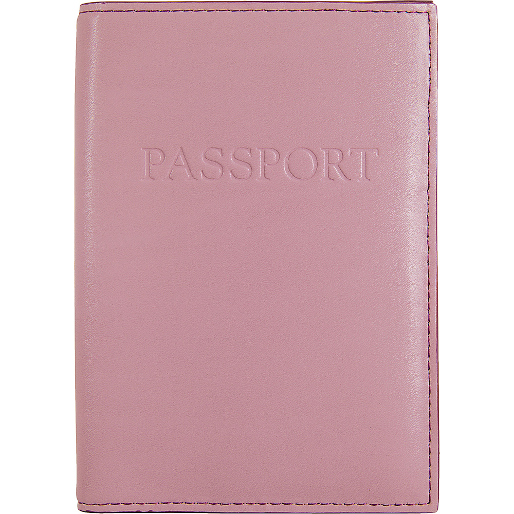 Lodis Audrey Passport Cover Iced Violet Beet Lodis Travel Wallets